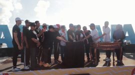 Persmian Ruang Publik Pantai Falajawa. (Ongky for Rakyatmu)