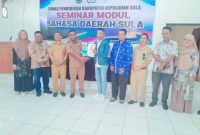 Disdikbud Kabupaten Kepulauan Sula Menggelar Seminar Modul Bahasa Daerah. (Rakyatmu)