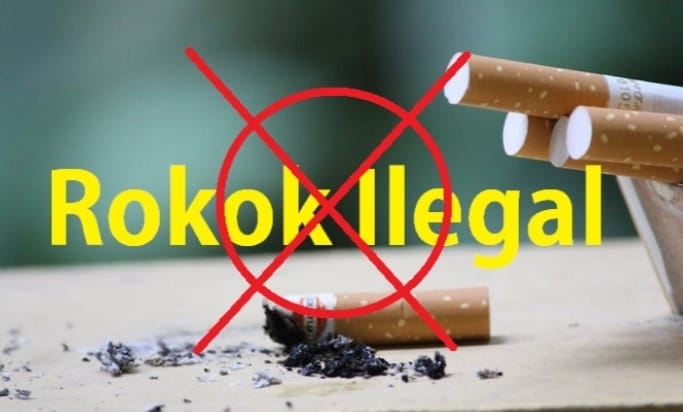 Ilustrasi Rokok Ilegal. (Istimewa)