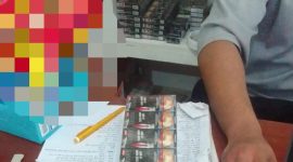 Rokok Ilegal yang Dijual di Salah Satu Warung Kabupaten Halmahera Utara, Maluku Utara. (Rakyatmu)