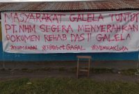 Tuntutan Warga Galela Terkait Dokumen DAS II Segera di Serahkan ke KLHK RI. (Rakyatmu)
