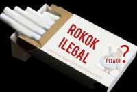 Ilustrasi Rokok Ilegal. (Rakyatmu)