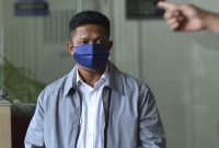 Ketua DPD Partai Gerindra Maluku Utara Muhaimin Syarif Saat Diperiksa KPK pada 5 Januari 2024. (Rakyatmu)