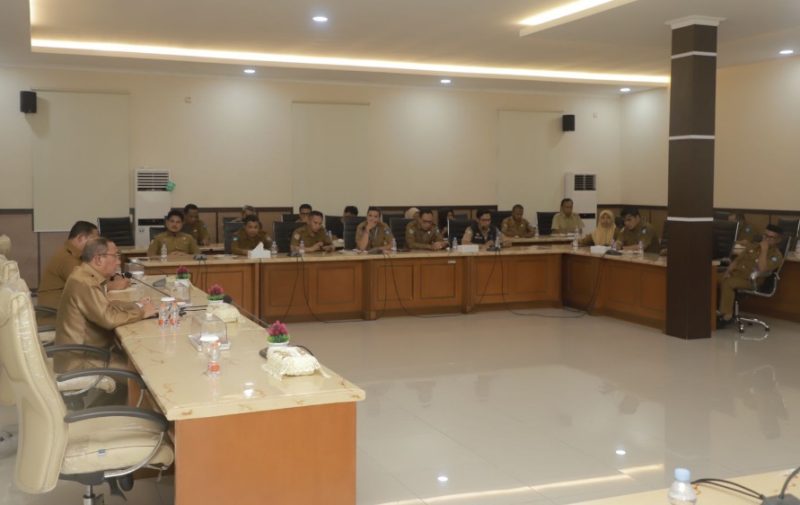 Rapat valuasi Program Kerja OPD di Lingkungan Pemerintah Kota Ternate. (Ongky for Rakyatmu)