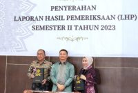 Wali Kota Ternate M. Tauhid Soleman Terima LHP Pemajuan dan Pelestarian Kebudayaan dari BPK RI Perwakilan Maluku Utara. (Istimewa/Rakyatmu)