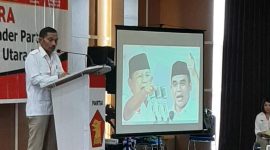 Ketua DPD Partai Gerindra Maluku Utara Sahril Tahir. (Rakyatmu)