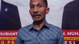 Ketua DPD Partai Gerindra Maluku Utara Sahril Tahir Tegaskan Kader yang Terlibat Kasus Korupsi untuk Segera Mundur Diri. (Rakyatmu)