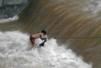 Ilustrasi Terseret Arus Banjir