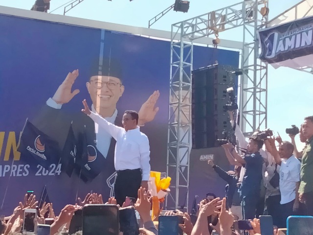 Kampanye Terbuka Anies Baswedan di Kota Ternate, Maluku Utara. (Rakyatmu)
