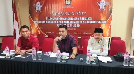 Tim Seleksi Calon Anggota KPU Provinsi Maluku Utara. (Rakyatmu)