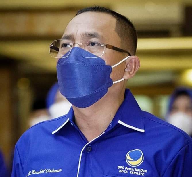 Ketua DPD Partai NasDem Kota Ternate M. Tauhid Soleman. (Ko Edo)