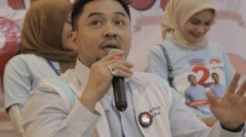 Sekretaris Jenderal Pandawa Lima Muh. Ryano Panjaitan Menyampaikan Prabowo-Gibran Lanjutkan Program Presiden Jokowi. (Rakyatmu)