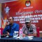 Timsel KPU Kabupaten/Kota Zona I Maluku Utara Saat Menyampaikan Pembukaan Pendaftaran Calon Anggota KPU di 5 Daerah. (Rakyatmu)
