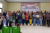 Anggota Bawaslu dan Panwascam Jailolo Gelar Pelatihan Saksi Peserta Pemilu 2024. (Rakyatmu)