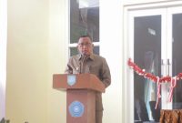 Wali Kota Ternate M. Tauhid Soleman Membuka Musrenbang Kecamatan Ternate Barat Sekaligus Meresmikan Kantor Lurah Kulaba. (Ongky/Rakyatmu)