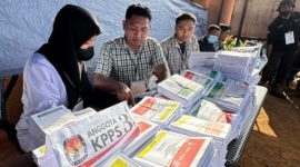 TPS Khusus Karyawan di Lokasi Harita Nickel. (Humas Harita for Rakyatmu)