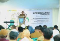 Wali Kota Ternate saat Membuka Musrenbang Kecamatan Ternate Utara. (Ongky for Rakyatmu)