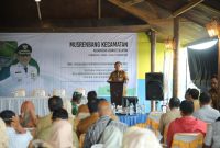 Sekretaris Daerah Kota Ternate Rizal Marsaoly saat Membuka Musrenbang Kecamatan Ternate Selatan di Café Mozaik. (Dok. Humas Pemkot for Rakyatmu)