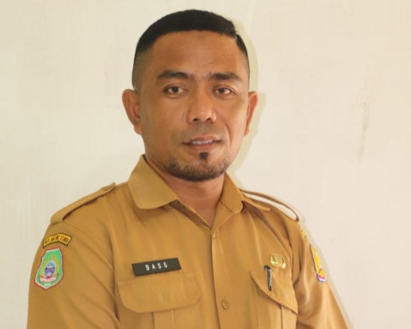 Kepala Diskominfo Basiludin La Besi. (Diskominfo for Rakyatmu)