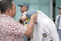 Sekda Kota Ternate Rizal Marsaoly Membuka Seleksi Calon Paskibraka. (Dok.Diskomsandi Ternate)