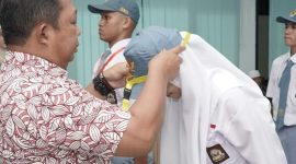 Sekda Kota Ternate Rizal Marsaoly Membuka Seleksi Calon Paskibraka. (Dok.Diskomsandi Ternate)