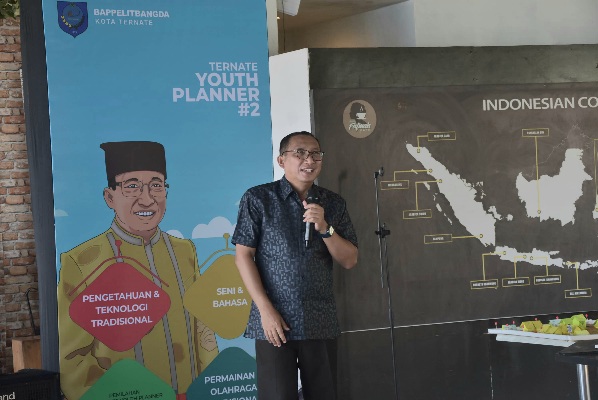 Wali Kota Ternate M. Tauhid Soleman Menutup Musrenbang Komunitas di Grand Fatmah, Kelurahan Moya. (Dok Himas Pemkot for Rakyatmu)