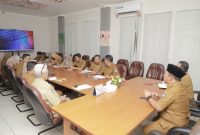 Rapat Persiapan Konsultasi Rawal RKPD Tahun 2025 yang Dipimpin Sekda Kota Ternate Rizal Marsaoly. (Rakyatmu)