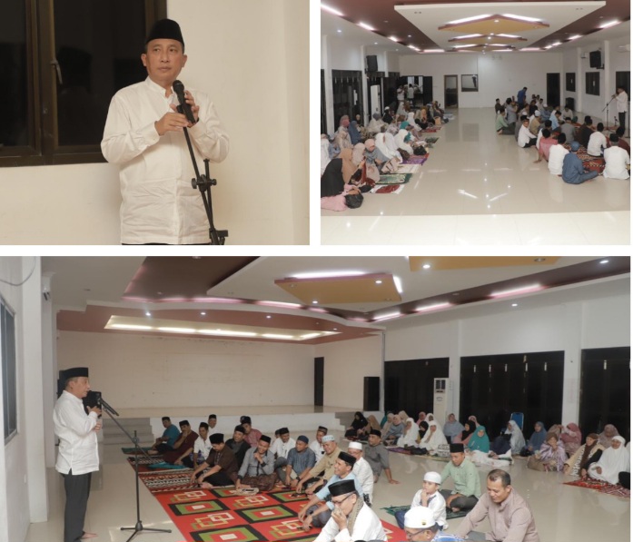 Dinas Pendidikan Kota Ternate Gelar Tarawih Bersama Kepala Sekolah dan Guru. (Ongky for Rakyatmu)