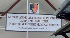 Kantor Ditreskrimsus Polda Maluku Utara. (Rakyatmu)