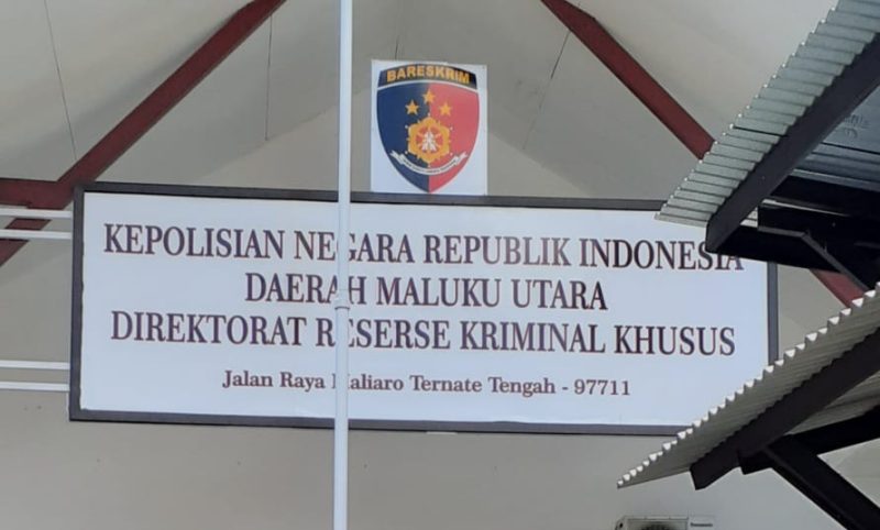 Kantor Ditreskrimsus Polda Maluku Utara. (Rakyatmu)