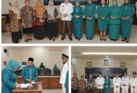 Suasana Pelantikan Empat Ketua TP PKK Kecamatan di Kantor Wali Kota Ternate. (Ongky for Rakyatmu)
