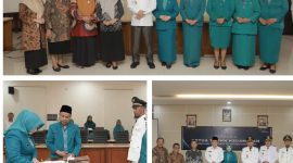 Suasana Pelantikan Empat Ketua TP PKK Kecamatan di Kantor Wali Kota Ternate. (Ongky for Rakyatmu)