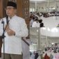 Wali Kota Ternate saat Memberikan Sambutan Usai Salat Jumat di Masjid Al-Fajri, Kelurahan Takofi, Kecamatan Pulau Moti. (Ongky/Rakyatmu)