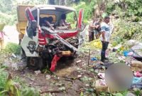 Kondisi Kecelakaan di Kabupaten Halmahera Barat, Maluku Utara, Salah Satu Korban Kepalanya Terputus. (Dok. Netizen/Rakyatmu)