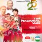 Nonton Bareng Laga Semifinal AFC U-23 Tahun 2024, Indonesia vs Uzbekistan yang Dipusatkan di Videotron depan kantor Wali Kota Ternate.