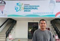 Ketua Panitia Hardiknas Kota Ternate, Risman Fara. (Rakyatmu)