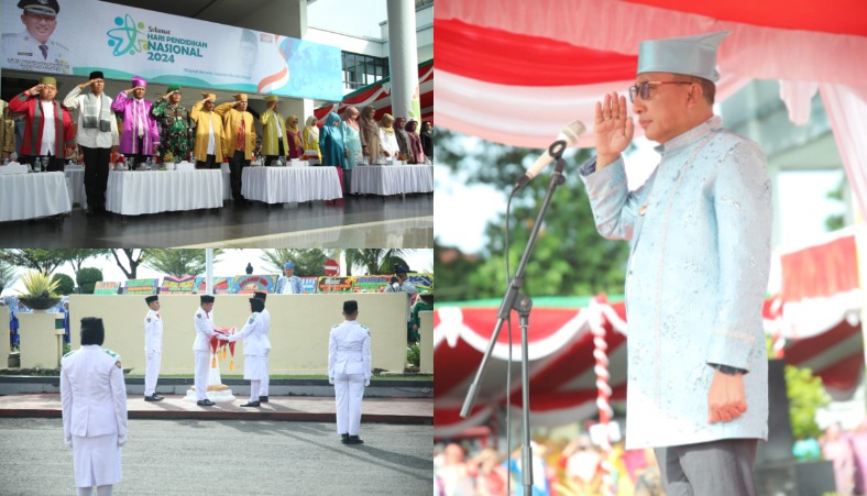 Upacara Hari Pendidikan Nasional di Kota Ternate. (Dok. Humas for Rakyatmu)