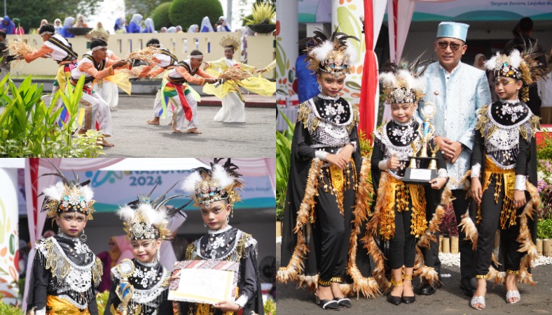 Tarian Soya-soya dan Tarian Maleo Tampil Memukau di Penutupan Peringatan Upacara Hardiknas 2024 di Kota Ternate. (Ko Edo)