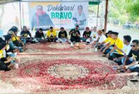 Relawan Bravo Family Deklarasi Menangkan Aliong Mus di Pemilihan Gubernur Maluku Utara. (Rakyatmu)