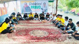 Relawan Bravo Family Deklarasi Menangkan Aliong Mus di Pemilihan Gubernur Maluku Utara. (Rakyatmu)