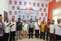 Ubaid-Anjas saat mengikuti Fit and Proper Test kelayakan di Kantor DPW PKS Provinsi Maluku Utara. (Rakyatmu)