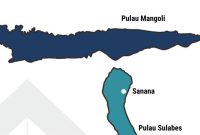 Pulau Mangoli Yang Diperjuangkan Pemerintah Kabupaten Kepulauan Sula untuk Menjadi Daerah Otonomi Baru. (Rakyatmu)