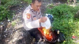 Minuman Keras Jenis Cap Tikus Dimankan Polsek Ternate Utara. (Rakyatmu)