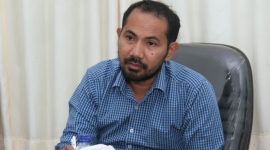 Koordinator Divisi Pencegahan, Partisipasi Masyarakat dan Humas Bawaslu Maluku Utara, Rusli Saraha. (Istimewa/Rakyatmu)