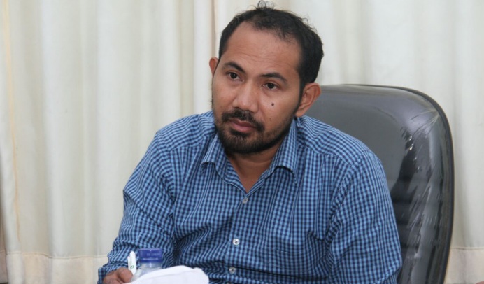 Koordinator Divisi Pencegahan, Partisipasi Masyarakat dan Humas Bawaslu Maluku Utara, Rusli Saraha. (Istimewa/Rakyatmu)