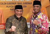 Calon Gubernur dan Wakil Gubernur Provinsi Maluku Utara, Muhammad Kasuba dan Basri Salama. (Rakyatmu)