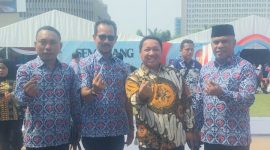 Bupati Pulau Taliabu Aliong Mus Bersama Pimpinan OPD Menghadiri Hari Keluarga Nasional ke-31 di Kota Semarang. (Rakyatmu)