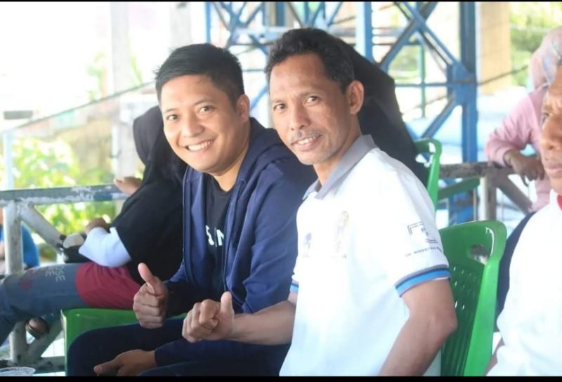 Djasman Abubakar (Depan) dan Muhammad Ghifari Bopeng. (Fb Ghifar/Rakyatmu)