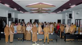 Peserta Bimbingan Teknis Pengelolaan Aset Sekolah SD dan SMP di Kota Ternate. (Rakyatmu)