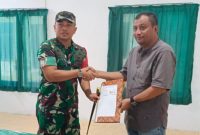 Dinas PU dan Kodim 1510/Sanana Melakukan Penandatanganan MoU Karya Bakti Pembangunan Jembatan Desa Kabau Pantai. (Rakyatmu)